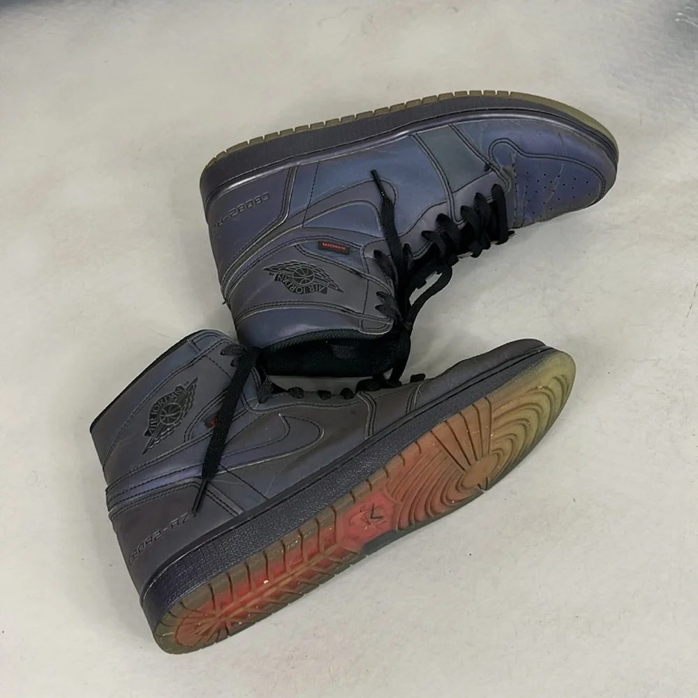 Jordan Nike Air Jordan 1 Retro High Zoom 'Fearless' Iridescent High Top Lace Up - Picture 7 of 11